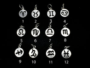 925 Sterling Silver Astrology Sign Charms-BeadBasic
