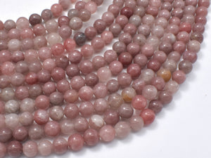 Purple Berry Quartz Beads, 6mm (6.5mm)-BeadBasic