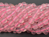 Rose Quartz Beads, 8mm Round Beads-BeadBasic