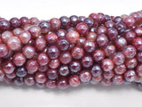 Mystic Coated Fire Agate- Red, 6mm Faceted-BeadBasic