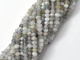 Labradorite Beads, 3.5x5mm Faceted Rondelle-BeadBasic
