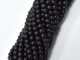 Genuine Shungite Beads, 4mm (4.4mm), Round-BeadBasic