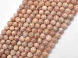 Sunstone Beads, Round, 6mm-BeadBasic
