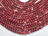 Red Fire Agate, 6mm Round Beads-BeadBasic