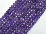 Amethyst, 6mm, Faceted Round-BeadBasic