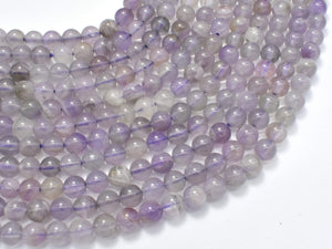 Amethyst Beads, 6mm(6.5mm) Round-BeadBasic
