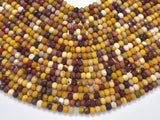 Mookaite Beads, 4x6mm Faceted Rondelle-BeadBasic
