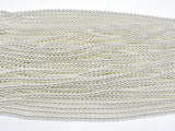 Hematite Beads-Silver, 4mm Round Beads-BeadBasic