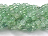 Green Fluorite Beads, 8mm Round Beads-BeadBasic