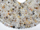 Agate Beads, 8mm Star Cut Faceted Round-BeadBasic