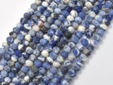 Sodalite Beads, 4x6mm Faceted Rondelle-BeadBasic