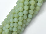 Matte New Jade Beads, 8mm (8.7mm) Round-BeadBasic