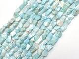 Dominican Larimar Beads, 5x7mm, Nugget Beads-BeadBasic