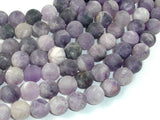 Matte Amethyst Beads, 12mm Round Beads-BeadBasic