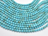 Turquoise Howlite - Blue, 6mm, Round-BeadBasic