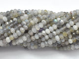 Labradorite Beads, 3.5x5mm Faceted Rondelle-BeadBasic