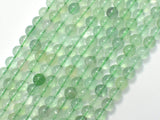 Green Fluorite Beads, 6mm (6.5mm) Round-BeadBasic