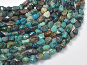 Chrysocolla-Natural , Approx 6x8mm Nugget Beads-BeadBasic