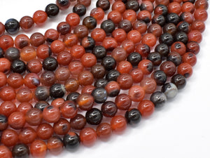 Sardonyx Agate Beads, 6mm Round-BeadBasic