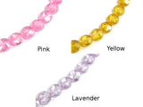CZ bead, 6 mm Faceted Coin Beads-BeadBasic