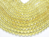 Lemon Quartz Beads, 10mm Round Beads-BeadBasic