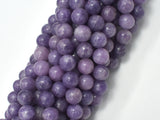 Lepidolite Beads, 8mm Round Beads-BeadBasic