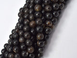 Golden Mica Beads, Biotite Mica, 8mm-BeadBasic