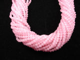 Rose Quartz Beads, 4mm (4.5mm) Round Beads-BeadBasic