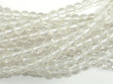 Clear Quartz Beads, 4mm (4.5mm) Round Beads-BeadBasic