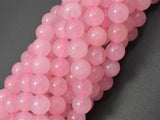 Rose Quartz Beads, 8mm (8.4mm) Round Beads-BeadBasic