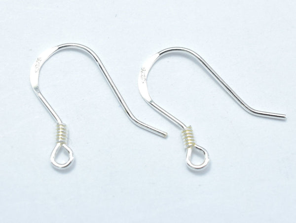 12mm Sterling Silver Fish Hook Ear Wires, 2ct. by Bead Landing | Michaels