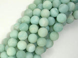 Matte Amazonite Beads, 10mm Round Beads-BeadBasic