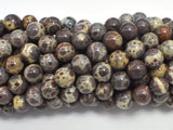 Astroite Jasper, 8mm (8.5mm), Round, 15.5 Inch-BeadBasic