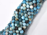 Apatite Beads, 6mm Round-BeadBasic