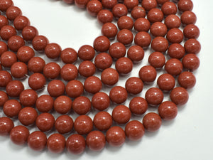 Red Jasper Beads, 8mm(8.7mm), Round Beads-BeadBasic