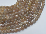 Gray Moonstone Beads, 6mm, Round Beads-BeadBasic