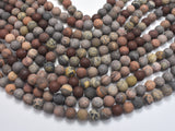 Matte Artistic Jasper, 8mmRound Beads-BeadBasic