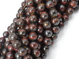 Tiger Iron Beads, Round, 8mm-BeadBasic