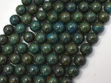 Green Wood Jasper Beads, 8mm (8.3mm)-BeadBasic