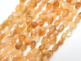Citrine Beads, Approx. 6x8mm Nugget Beads-BeadBasic