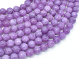 Malaysia Jade Beads- Lilac, 10mm Round Beads-BeadBasic