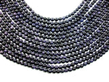 Blue Goldstone Beads, 5.8mm Round Beads-BeadBasic