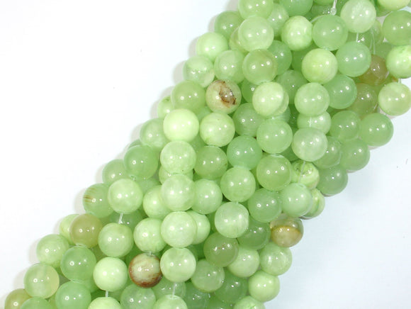 Afghan Jade, 10mm Round Beads, 15 Inch, Full strand-BeadBasic