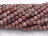 Purple Berry Quartz Beads, 6mm (6.5mm)-BeadBasic