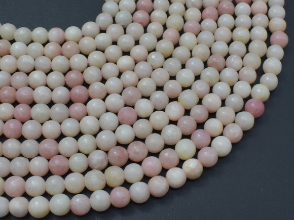 Pink Opal Beads, 6mm Round Beads-BeadBasic