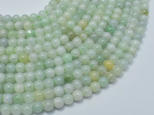 Burma Jade Beads, 6mm Round Beads-BeadBasic