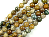 Ocean Jasper Beads, Round, 10 mm-BeadBasic