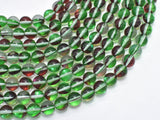 Mystic Aura Quartz-Red, Green, 8mm, Round, 14.5 Inch-BeadBasic