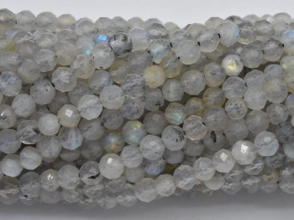 Labradorite Beads, 3mm Micro Faceted Round-BeadBasic