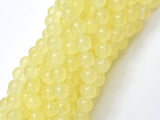 Jade - Lemon, 8mm (8.3mm) Round-BeadBasic